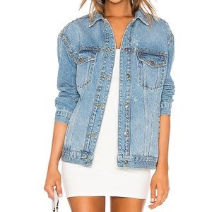 Free People Denim Trucker Jacket